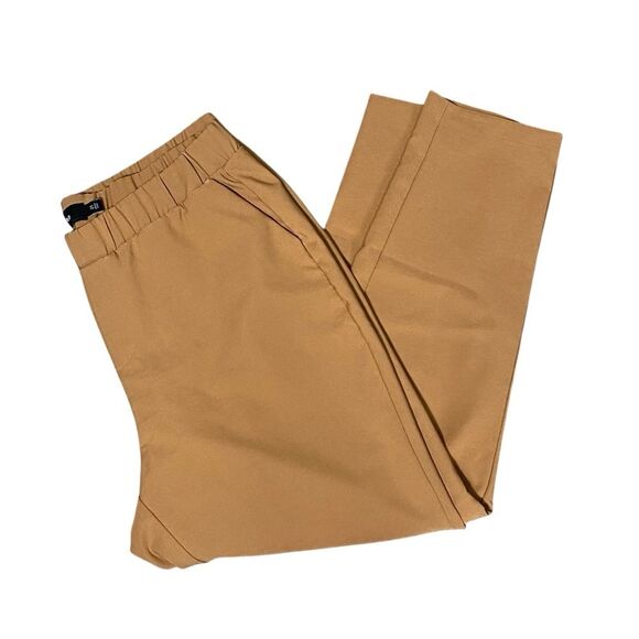 Torrid Pull On Elastic Waist Tan Ankle Dress Pants Women's Size 2X Tall - Picture 1 of 13